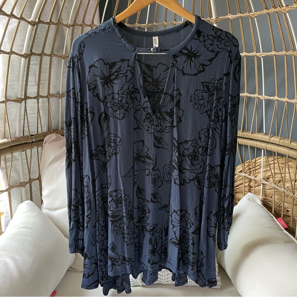 Free People Navy Dress